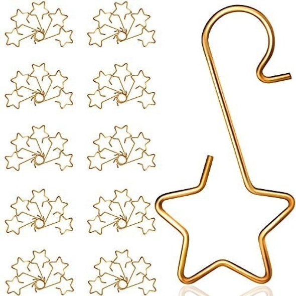 Ganchos Para Bolas De Navidad- Ac. Inox-  X 200u./dorado 0
