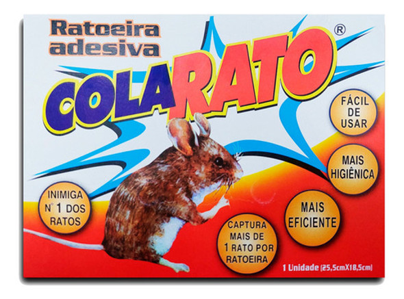 Ratoeira Adesiva Cola Pega Rato American Atoxica - 5 Un Full 1