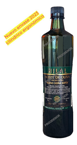 Aceite Hilal Oliva Extra Virgen X 1 Lt. Pet Pack 3 Botellas 1