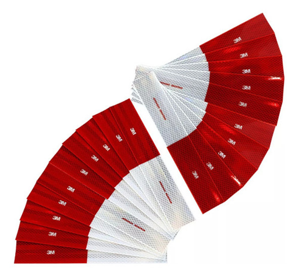 Faixa Refletiva Lateral 20 Unidades Caminhao Onibus Van 3m 0