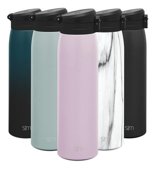 Taza De Café De Viaje Termo Aislada Moderna Simple Con Tapa 0