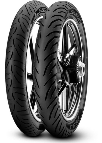 Kit Cubiertas Pirelli Super City Due Ybr Titan Cb1 275 18 90 90 18 Fas Motos 0