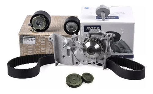 Kit Distribucion Original + Bomba Dolz Logan K4m 1.6 16v 0