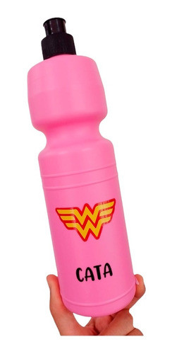 12 Botellas Mujer Maravilla Plásticas Souvenirs 750cc 0