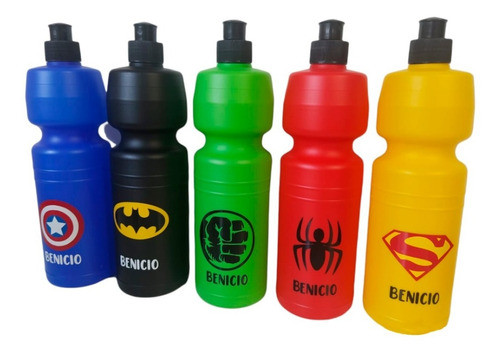 12 Botellas Mujer Maravilla Plásticas Souvenirs 750cc 1