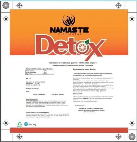 Detox Namaste Lavado De Raices 600ml Gabba Grow Olivos 1 Detox Namaste Lavado De Raices 600ml Gabba Grow Olivos 1