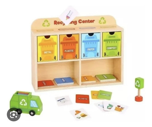 Juguete En Madera - Centro De Reciclaje - Dvino! 1