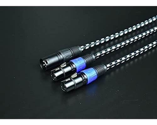 Mugteeve Xlr Splitter Y Cable 2 Hembra A 1 Macho, Cable De C 1