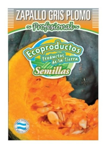 Semillas Huerta Ecoproductos Zapallo Gris Plomo 0