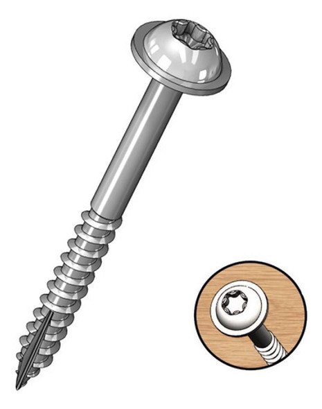 Tornillos 1 1/2 Pulgada Torx 38 Mm X 100 Uni Milescraft - Yn 1 Tornillos 1 1/2 Pulgada Torx 38 Mm X 100 Uni Milescraft - Yn 1