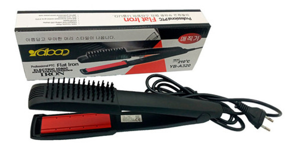 Plancha De Cabello Aba Con Cepillo Yb-a320 G P 0