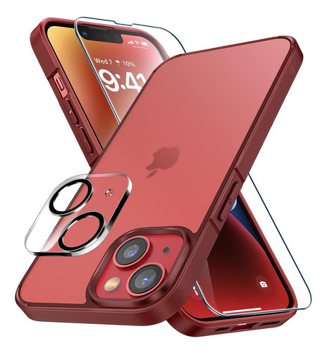 Funda 3 1 iPhone 14 2 Protectores Lente Mejorados 2 Protecto 0