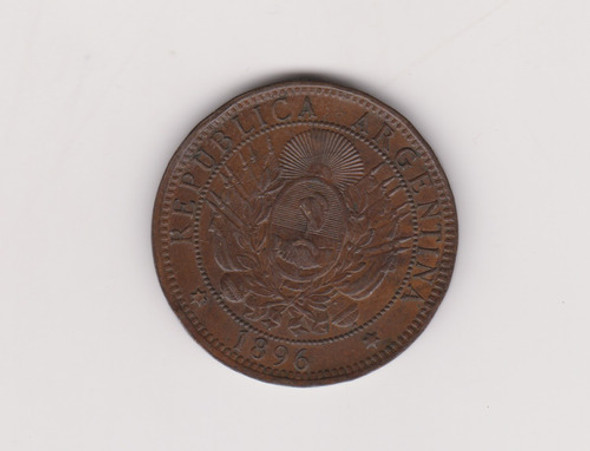 Moneda Argentina 2 Centavos Año 1896 Excelente + 0 Moneda Argentina 2 Centavos Año 1896 Excelente + 0