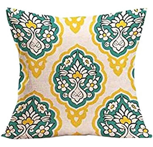 Meloody Western Funda De Almohada De Tiro Amarilla Moderna C 0