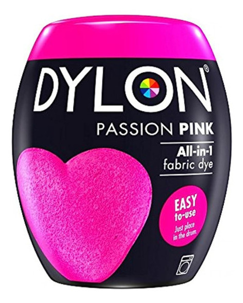 Dylon Machine Fabric Dye Pod Passion Pink 0 Dylon Machine Fabric Dye Pod Passion Pink 0