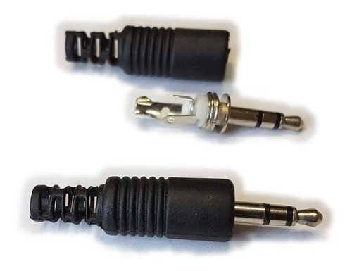 Conector Ficha Miniplug 3,5 Macho Estereo 0