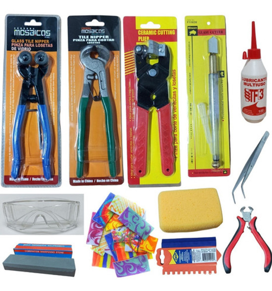 Kit Completo Herramientas Mosaiquismo. 12 Piezas 0