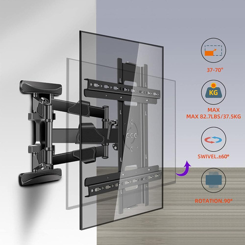 Hillport 65 Pulgadas Tv Soporte De Pared Para La Mayoría De 1