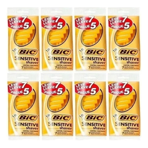 Aparelho Barbear Bic Sensitive C/112 Unid Descartável 0