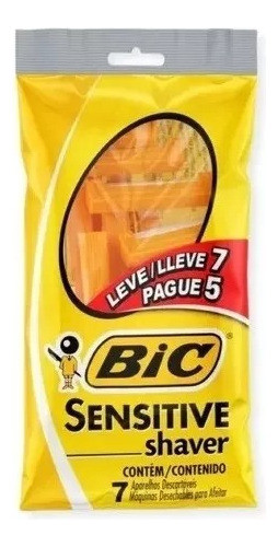 Aparelho Barbear Bic Sensitive C/112 Unid Descartável 1