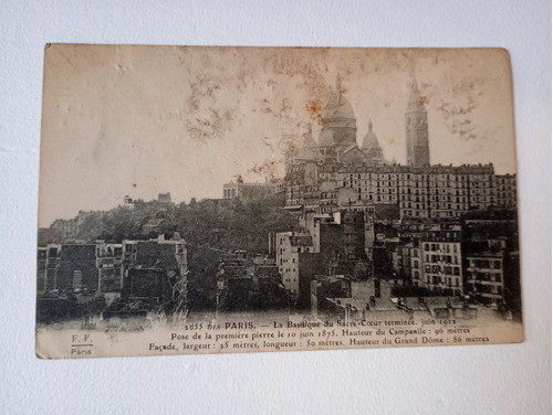 Tarjeta Postal Antigua París. Francia. La Basstique 0