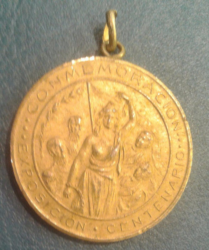 Medalla Conmemoracion Exposicion Del Centenario 1810 1910 1