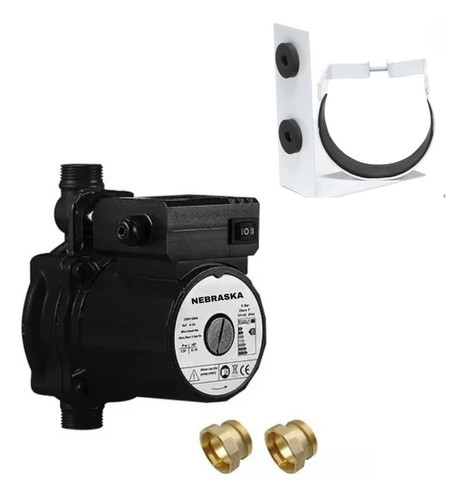 Bomba Presurizadora Termotanque Calefon 2 Baños + Soporte 0