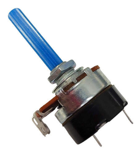 3 Unidades Potenciometro 24mm B5k Lineal Con Llave 5k Ohms 0