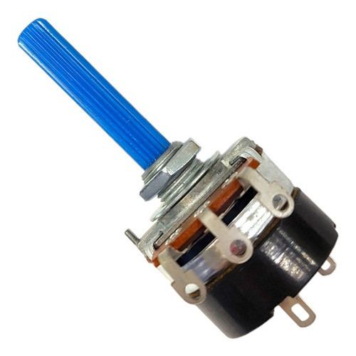 3 Unidades Potenciometro 24mm B5k Lineal Con Llave 5k Ohms 1