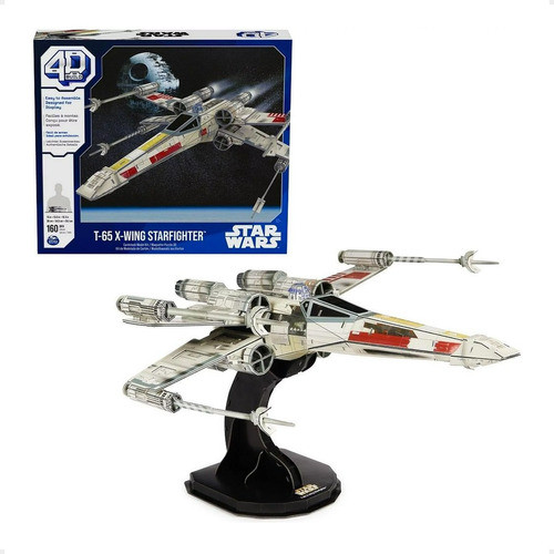 Rompecabezas Puzzle 160 Piezas 4d Star Wars Nave T-65 X-wing 0