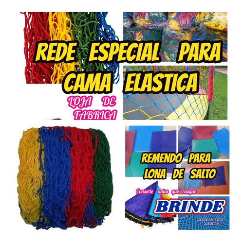 Rede P/pula Pula 3.00 Até 3.10+8 Isotubos+8 Ponteiras+brinde 1