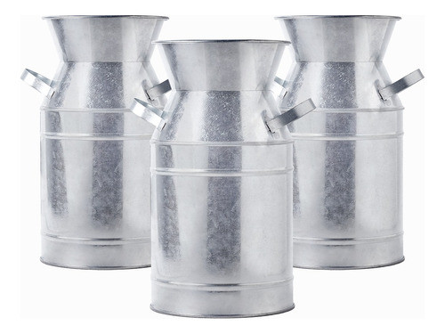Tarro Lechero Zinc Grande Deco Eventos Campestre Vintage 0