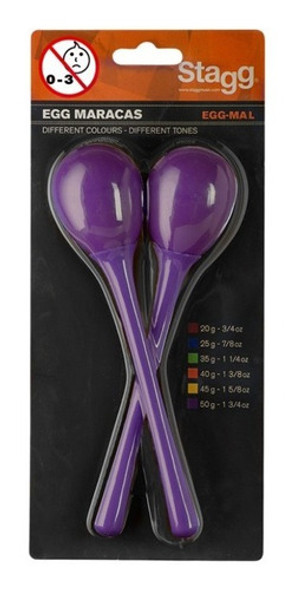 Maracas Stagg Kids Purpura Egg-mal/pp 0