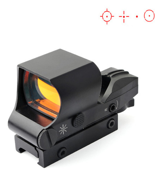 Visão Holográfica Red Dot Sight Reflex Mira Compacta Com 1