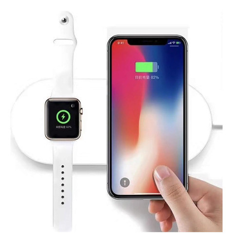 Almohadilla Carga Inalámbrica Rápido Compatible Iwatch Apple 0