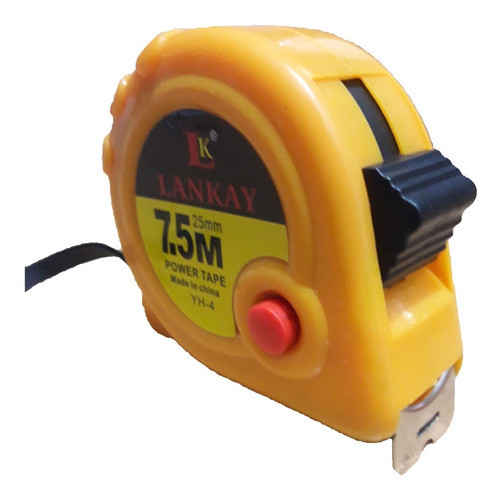 Cinta Metrica Lankay 7,5 Mts Fleje 25mm Freno Clip 0