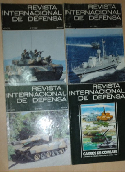 Lote 4 Revistas Internacional De Defensa Más Suplemento 0
