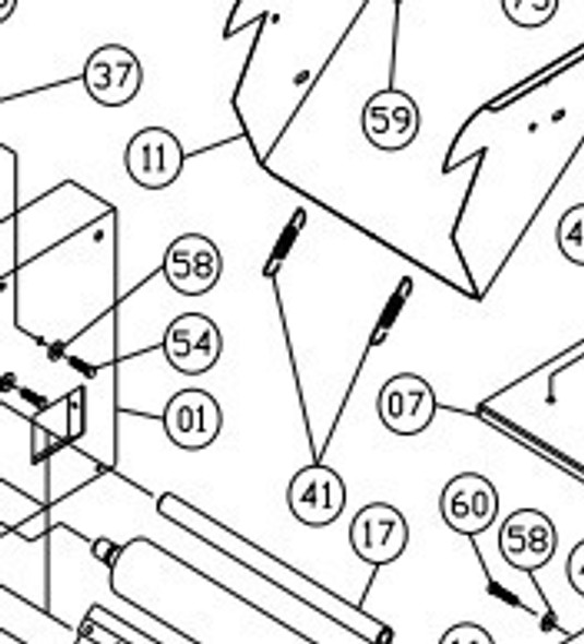 Mola Esticador Raspado  Cilíndrico  01029 G.paniz Cl/cs 390 1
