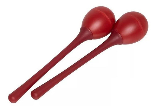 Huevos Maracas Mango Largo (par) Color Rojo Shaker Stagg 0