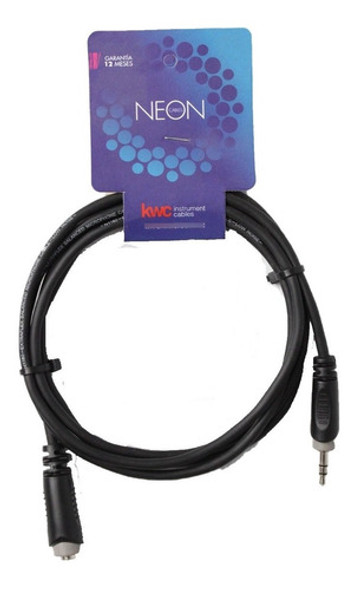 Cable Alargue Auriculares Kwc Mini Plug 3,5 Mm A Hembra 1,5m 0