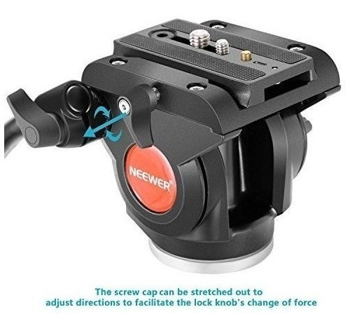 Neewer Camara De Video Para Servicio Pesado Tripode Liquido 1