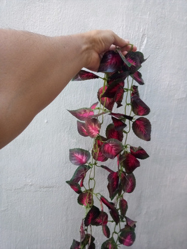 Planta Artificial Guirnalda Guia Con Hojas De Cretona 1