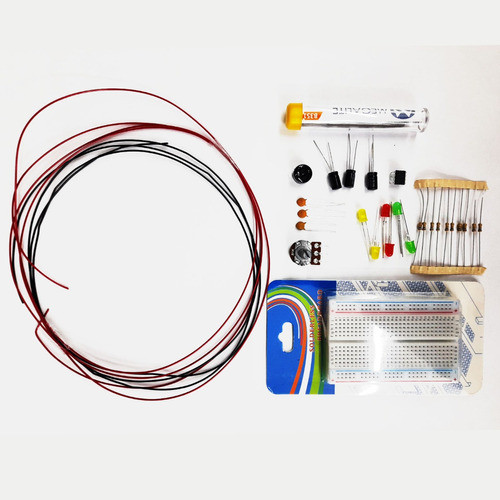 Combo Electrónica Inicio Estaño Protoboard Lm555 Varios Htec 0