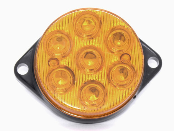 Farol Lateral Led Redondo Ambar 12v. 0