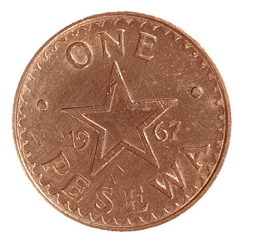 Ghana 1 Pesewa 1967 Excelente Km 13 Tambores 1