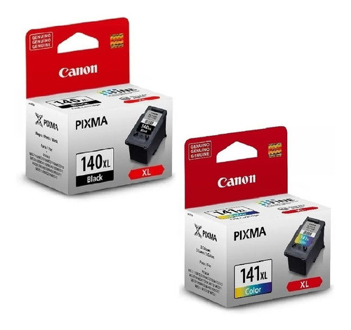 Kit Cartuchos Canon Pg140xl + Cl141xl- Mg3610, 4110, 2210 0