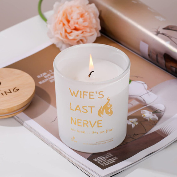 Divertidas Velas De Cera De Soja De Vainilla Y Lavanda, Rega 1