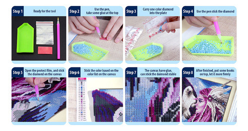 Torre Eiffel 5d Diamond Painting Diy Mosaico De Broca Redond 1