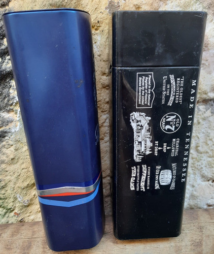 2 Latas Vazias De Whisky, Tem Avarias!!ler A Descrição!!!!! 1