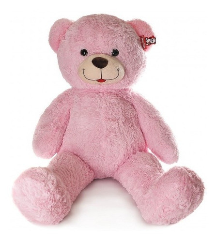 Oso De Peluche Gigante Rosa 1,3 Grande Suave Regalo Original 0